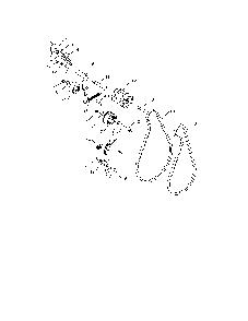 Pulleys/idler arm Diagram and Parts List for  Poulan Snow Blower