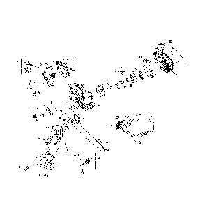 Side cover & clutch Diagram and Parts List for  Poulan Chainsaw