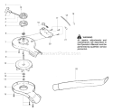 Page D Diagram and Parts List for Type 4 Poulan Leaf Blower / Vacuum