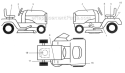 Part Location Diagram of 960730004 Husqvarna Double Bagger