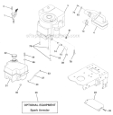 Part Location Diagram of 532180645 Husqvarna Tank Fuel Front