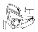 Page C Diagram and Parts List for MICRO XXV Poulan Chainsaw