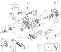 Page A Diagram and Parts List for Type 2 Poulan Chainsaw