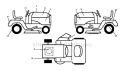 Decals Diagram and Parts List for 2011-06 - 9604201230 Poulan Lawn Tractor