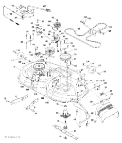 Part Location Diagram of 532422719 Husqvarna BLADE.42SP