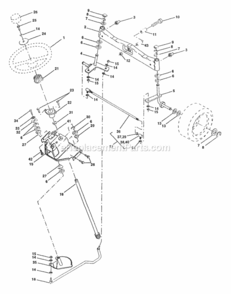 Page I Diagram and Parts List for PP22H50A  Poulan Lawn Tractor