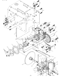 Page D Diagram and Parts List for  Poulan Snow Blower