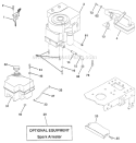 Engine Diagram and Parts List for 1999 Poulan Lawn Tractor