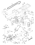 Page C Diagram and Parts List for 2000 Poulan Lawn Tractor