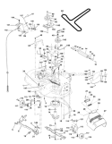Page F Diagram and Parts List for 2000 Poulan Lawn Tractor