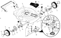 Page B Diagram and Parts List for 96122001404 Poulan Lawn Mower