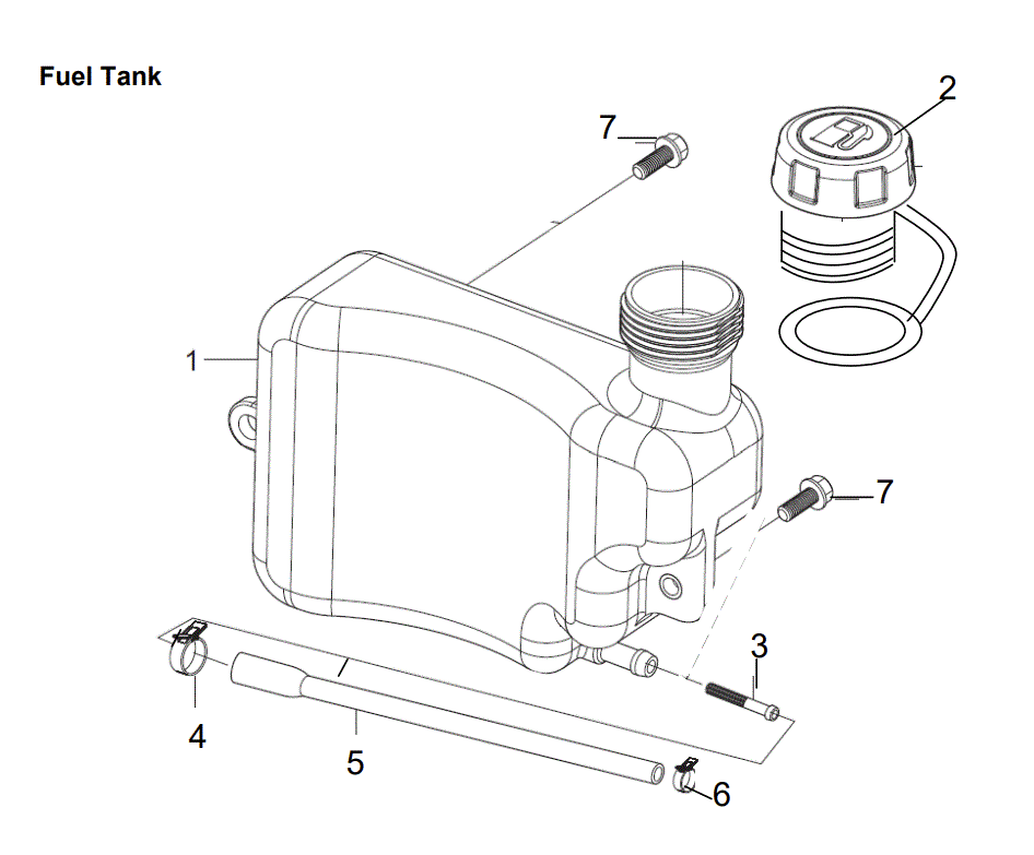 Section_19 Diagram and Parts List for  Powermate Tiller