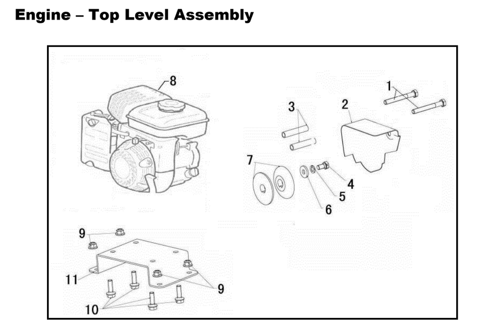 Section_2 Diagram and Parts List for  Powermate Edger