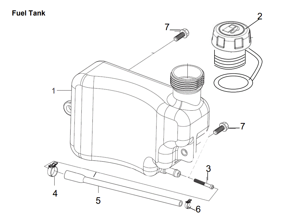 Section_19 Diagram and Parts List for  Powermate Tiller