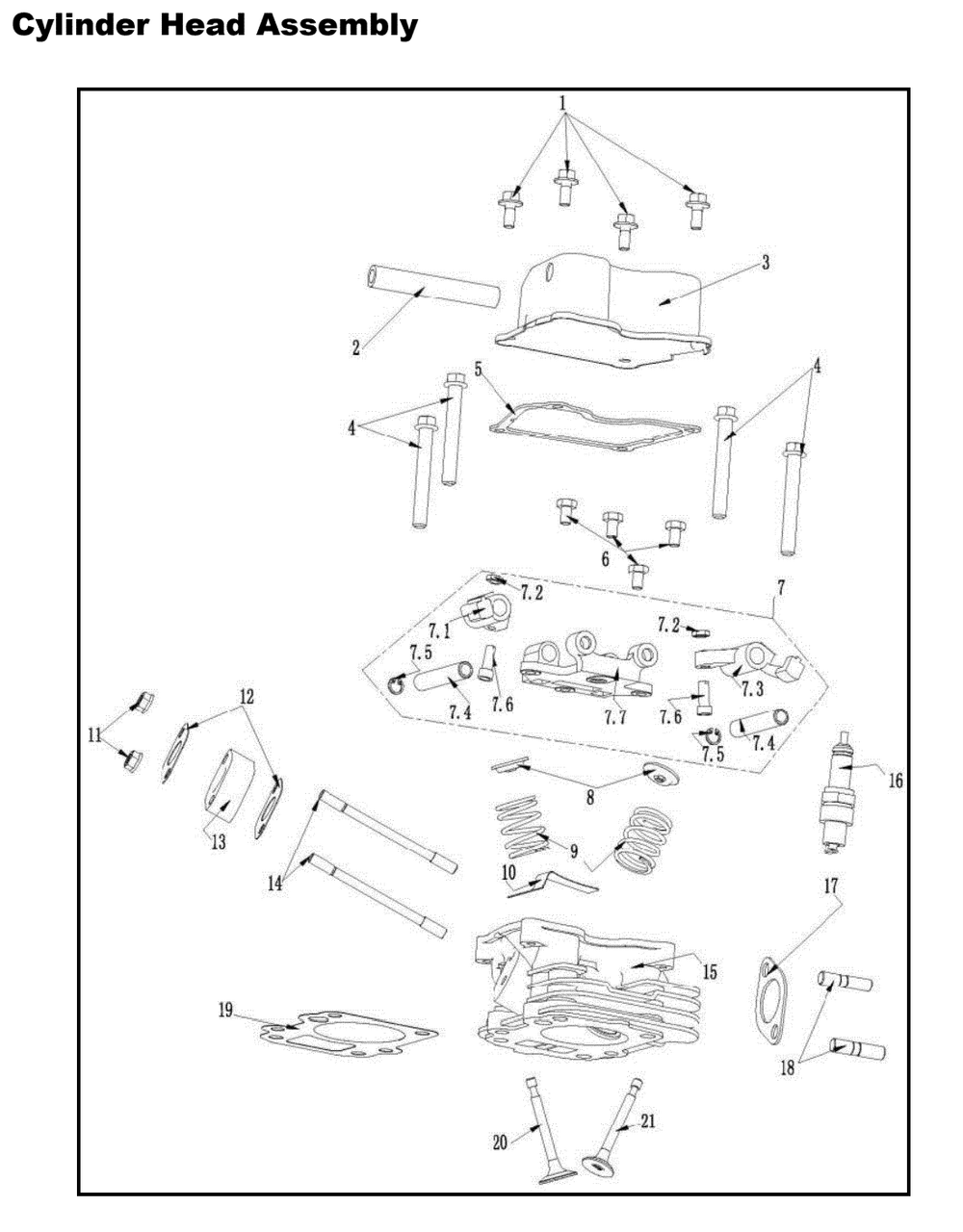 Section_19 Diagram and Parts List for  Powermate Edger