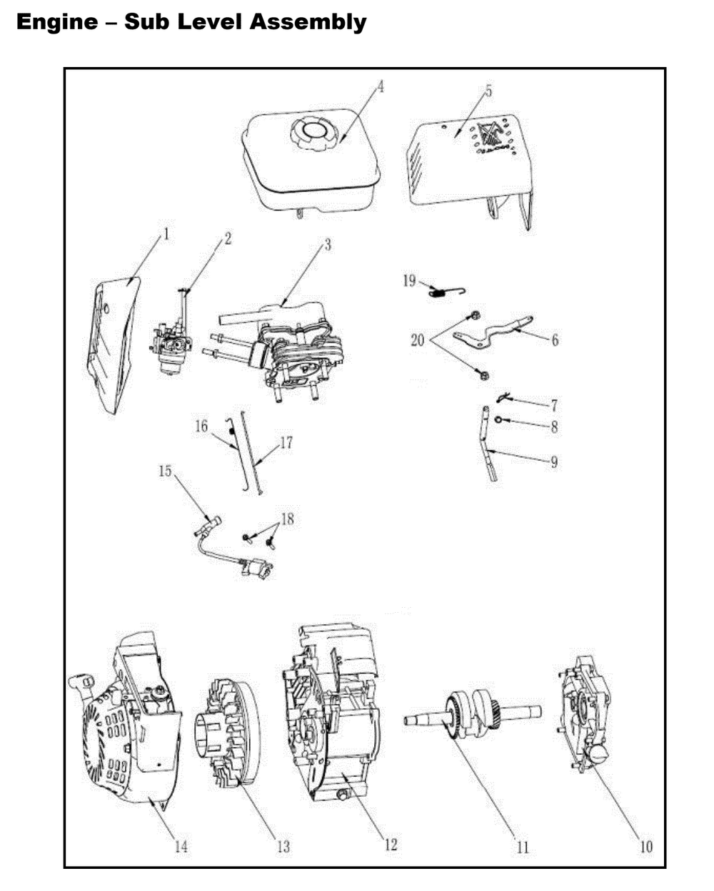 Section_10 Diagram and Parts List for  Powermate Edger