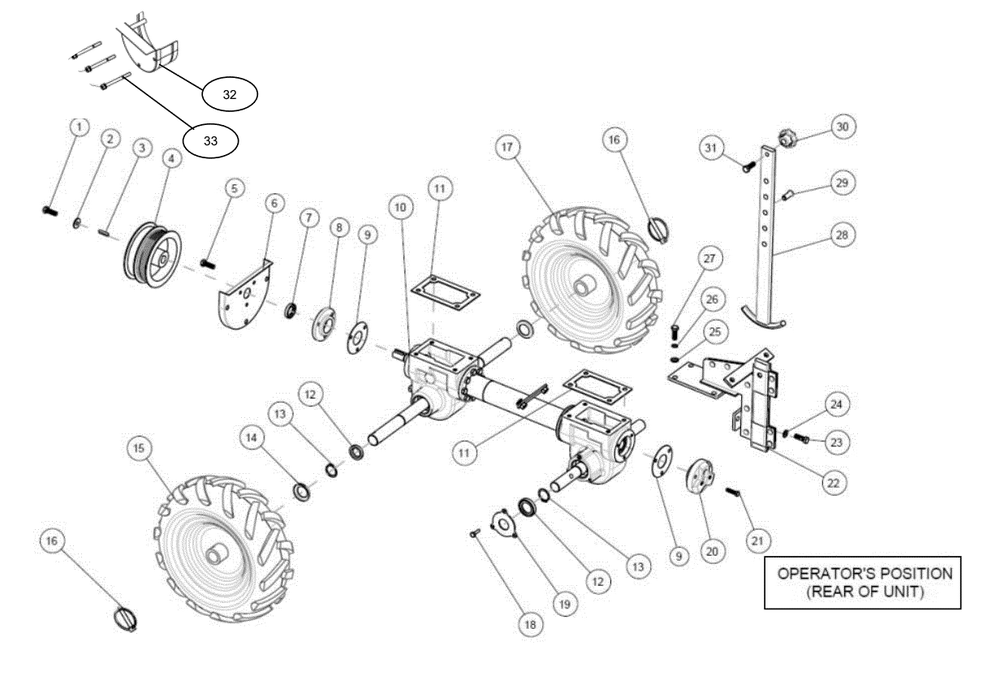 Section_5 Diagram and Parts List for  Powermate Tiller
