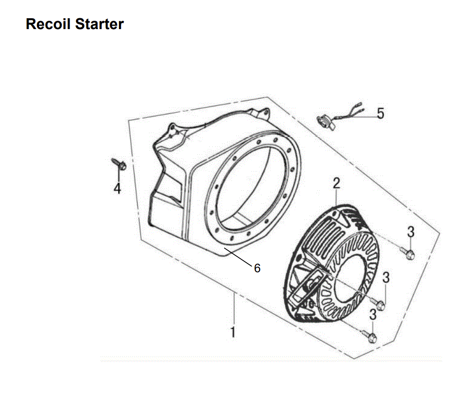 Section_11 Diagram and Parts List for  Powermate Tiller