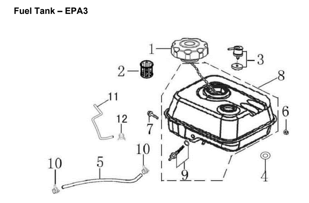 Section_17 Diagram and Parts List for  Powermate Tiller