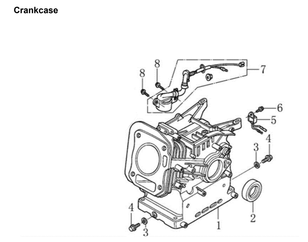 Section_8 Diagram and Parts List for  Powermate Tiller