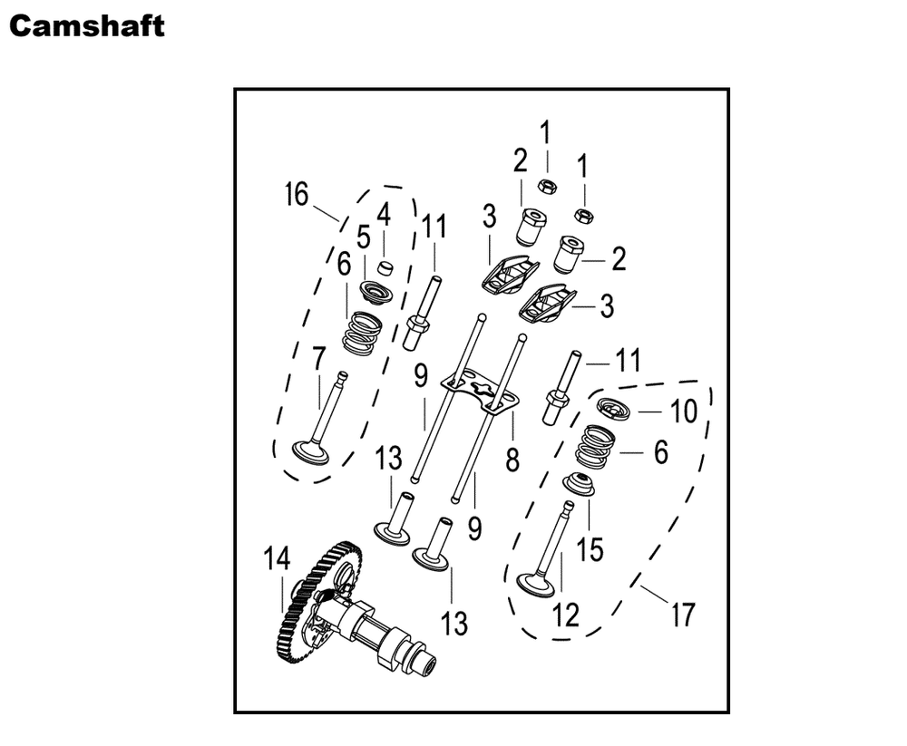 Section_9 Diagram and Parts List for  Powermate Tiller