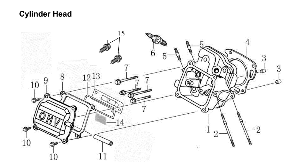 Section_7 Diagram and Parts List for  Powermate Tiller
