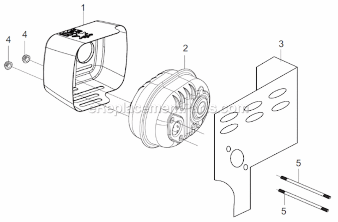 Page P Diagram and Parts List for  Powermate Trimmer
