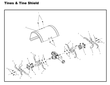 Section_4 Diagram and Parts List for  Powermate Tiller