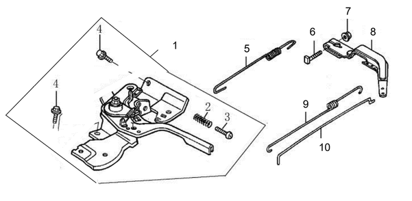 Part Location Diagram of A201546 Southland Spring, Governor
