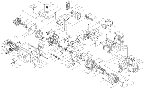 Section_1 Diagram and Parts List for  Powermate Generator
