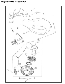 Section_18 Diagram and Parts List for  Powermate Edger