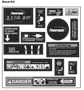 Section_21 Diagram and Parts List for  Powermate Edger
