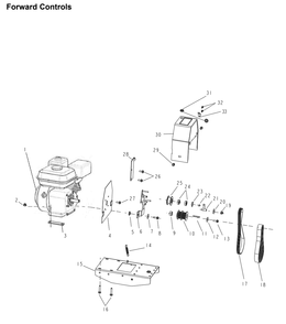 Part Location Diagram of A203124 Powermate Cover Belt