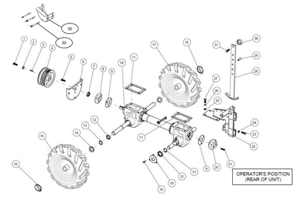Section_5 Diagram and Parts List for  Powermate Tiller
