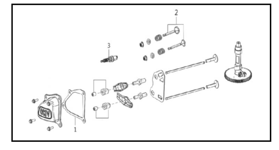 Part Location Diagram of A203224 Powermate Spark Plug, Torch K7rtc