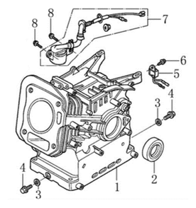 Part Location Diagram of A201423 Southland Asm, Oil Level Switch