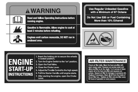 Section_18 Diagram and Parts List for  Powermate Tiller