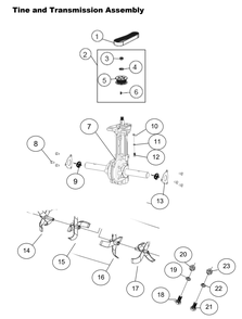 Section_7 Diagram and Parts List for  Powermate Tiller