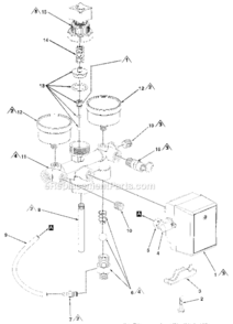 Part Location Diagram of 032-0065 Powermate Gauge