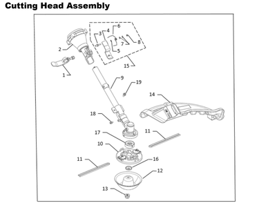 Section_6 Diagram and Parts List for  Powermate Trimmer