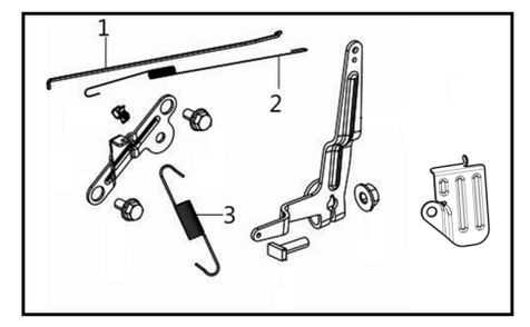 Part Location Diagram of A203205 Powermate Governor Spring