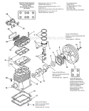 Page B Diagram and Parts List for  Powermate Compressor