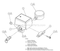 Page C Diagram and Parts List for  Powermate Compressor