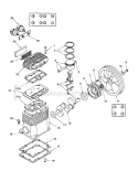 Page B Diagram and Parts List for  Powermate Compressor