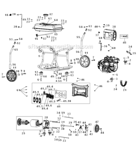 Part Location Diagram of 0070906 Powermate Grip, Handle