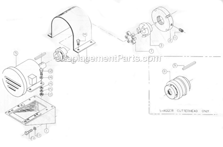 Page I Diagram and Parts List for  Powermatic Planer Jointer