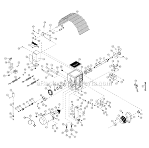 Page A Diagram and Parts List for  Powermatic Lathe
