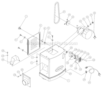 Part Location Diagram of 6285988 Powermatic Spring Washer