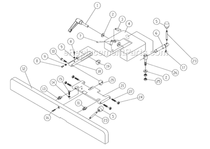 Page C Diagram and Parts List for 1791317K Powermatic Planer Jointer