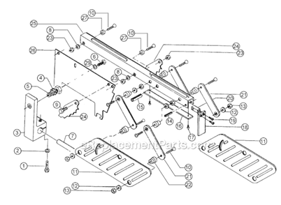 Part Location Diagram of 3070108 Powermatic Pivot Bushing
